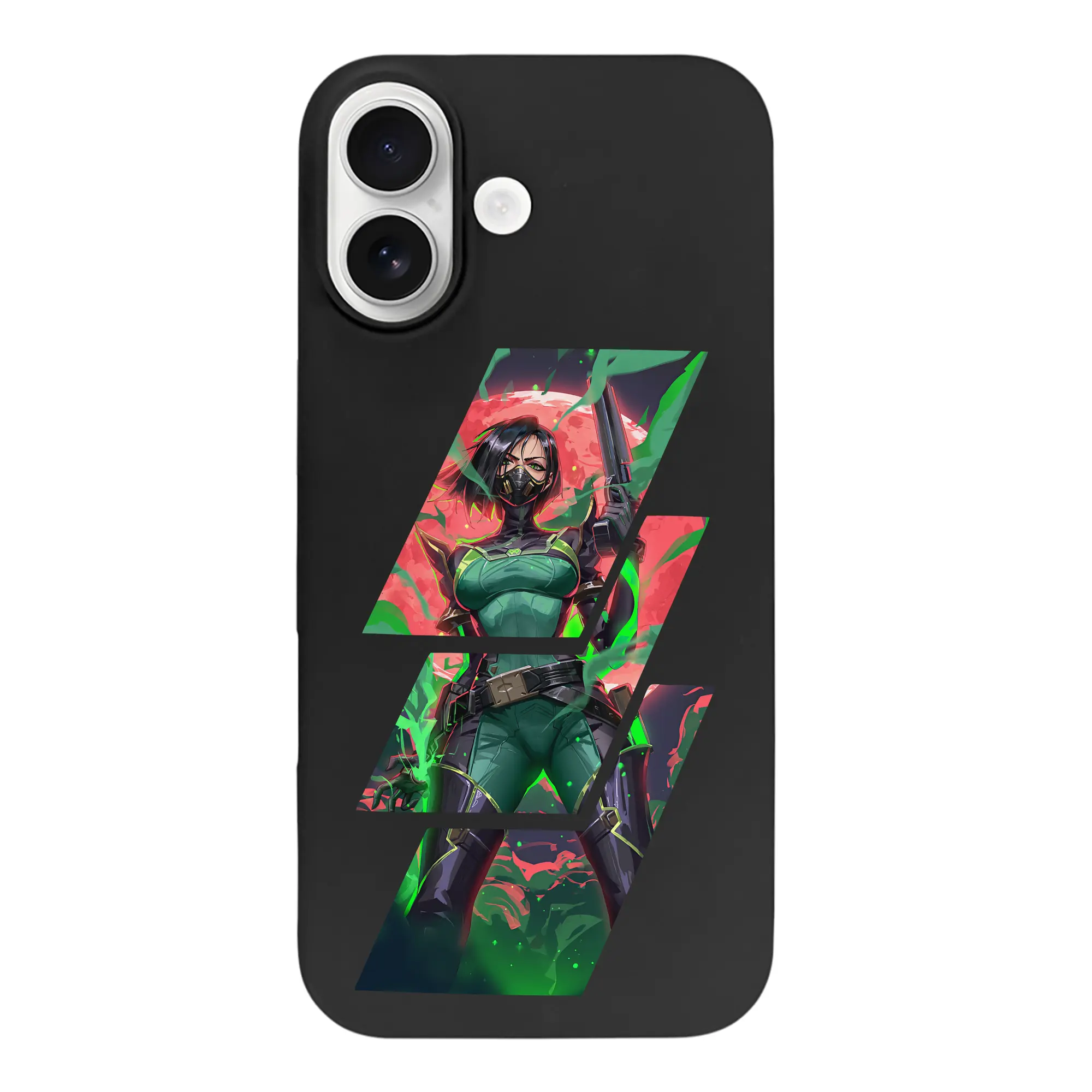 VALORANT グッズ,ヴァイパー - iPhone 17 シリーズ シリコンケース 薄型 耐衝撃 指紋防止 ソフトタッチカバー 精密フィット 傷防止 保護ケース iPhone 17/17 Air/17 Pro/17 Pro Max 対応